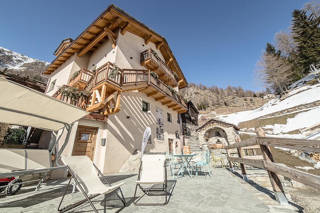 Bed and Breakfast Alpe Rebelle Bionaz Exterior foto