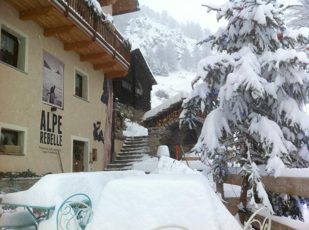Bed and Breakfast Alpe Rebelle Bionaz Exterior foto