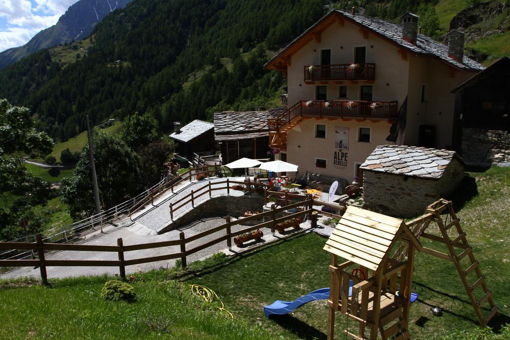 Bed and Breakfast Alpe Rebelle Bionaz Exterior foto